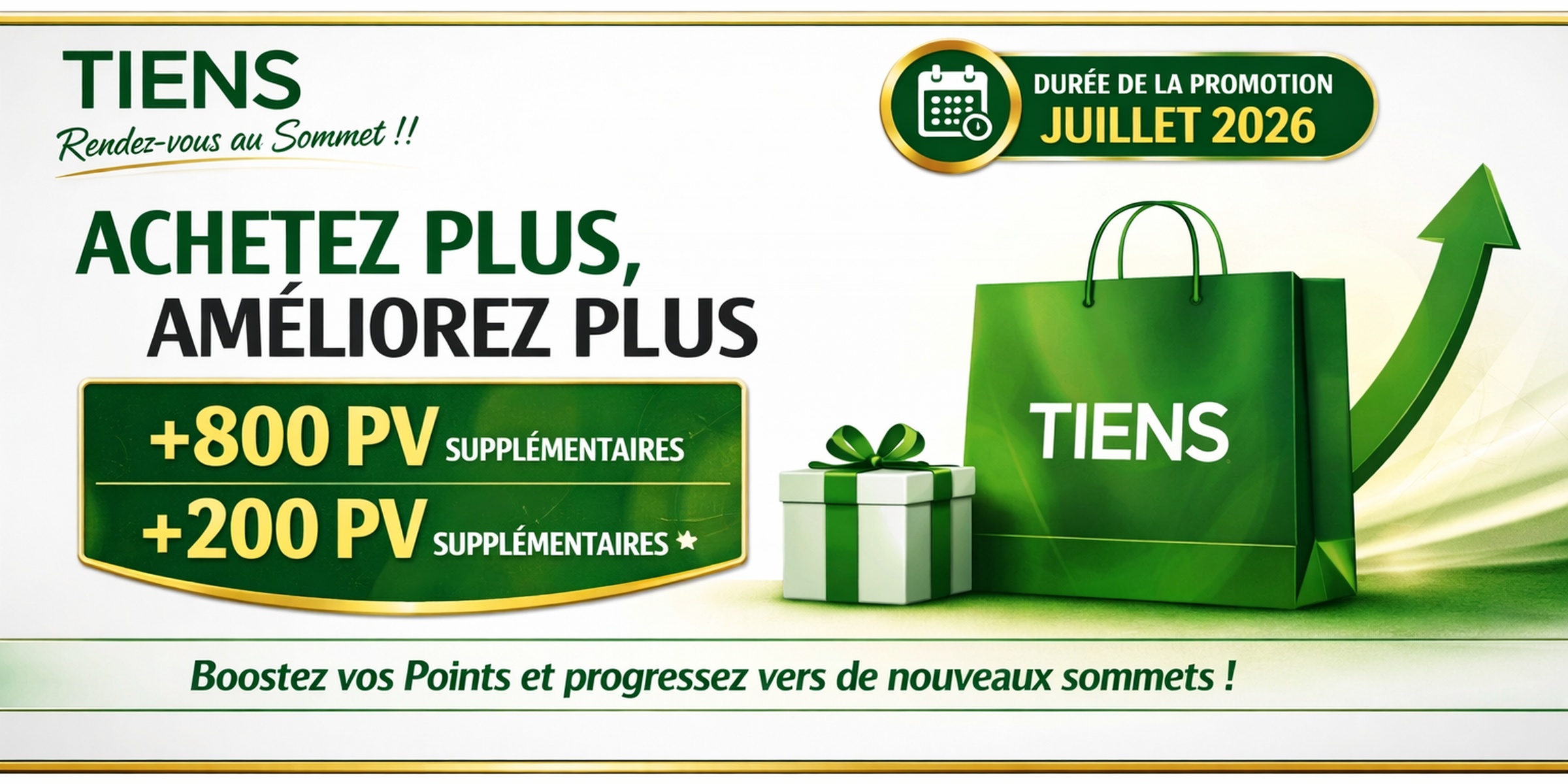TIENS – Achetez plus, améliorez plus !
