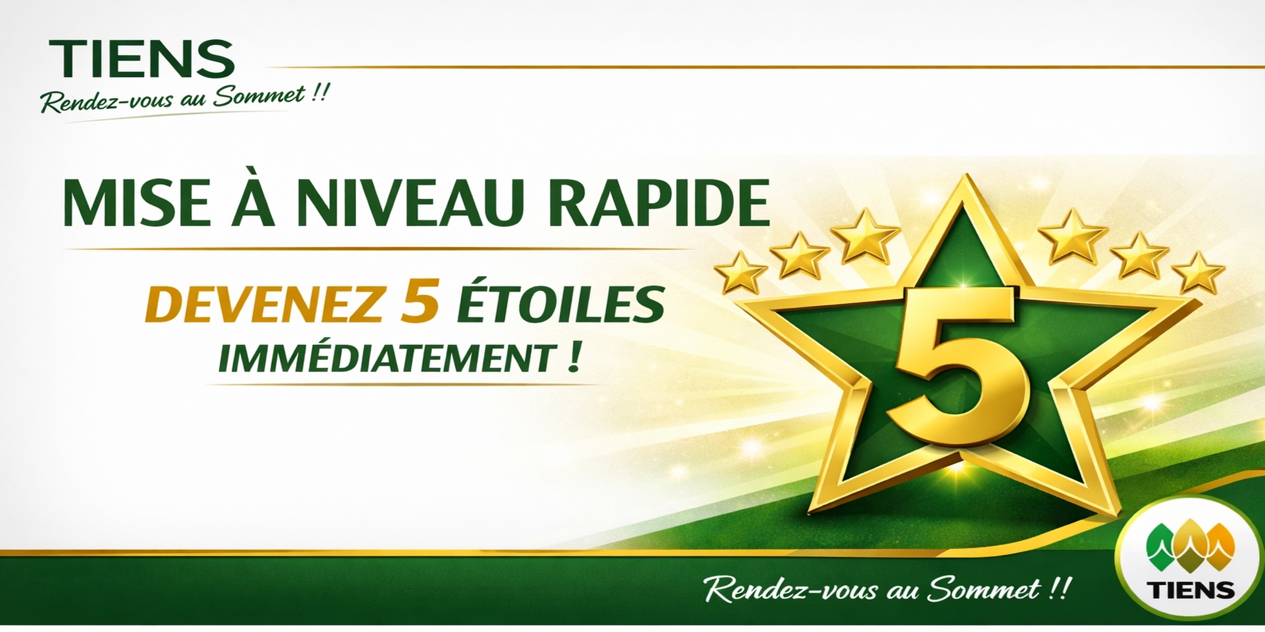 TIENS – Promotion 5 Étoiles : accélérez votre succès !