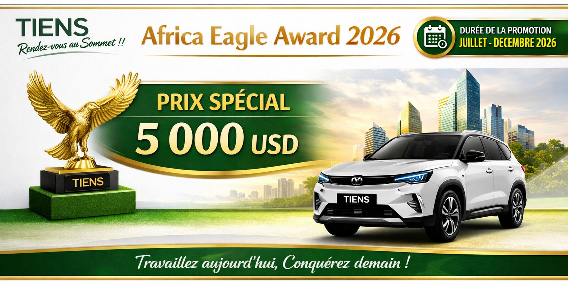 TIENS – Prix Spécial Africa Eagle 2026 : la récompense ultime !